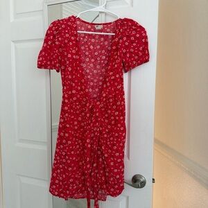 Billabong Red Floral Top